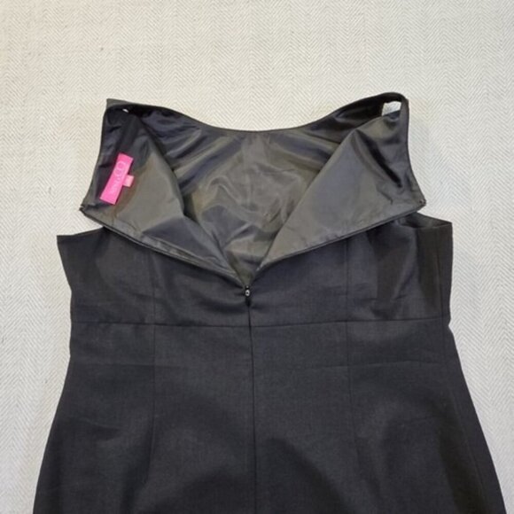 Nine & Co. Suit Separates Midi Dress Size 16 Black Sleeveless EUC Old Money - Picture 10 of 12